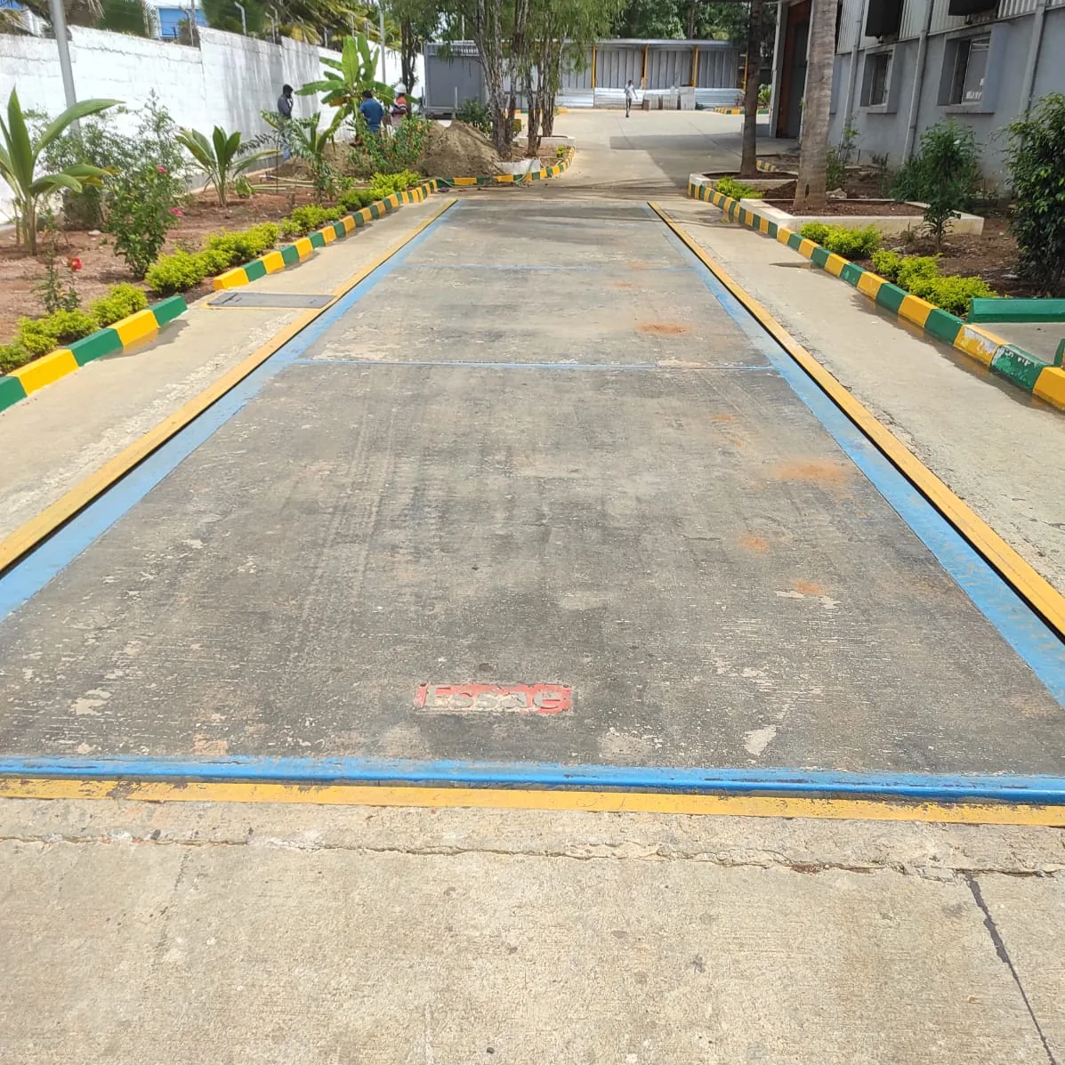 Pont bascule sous-sol PB-SS : installation en fosse