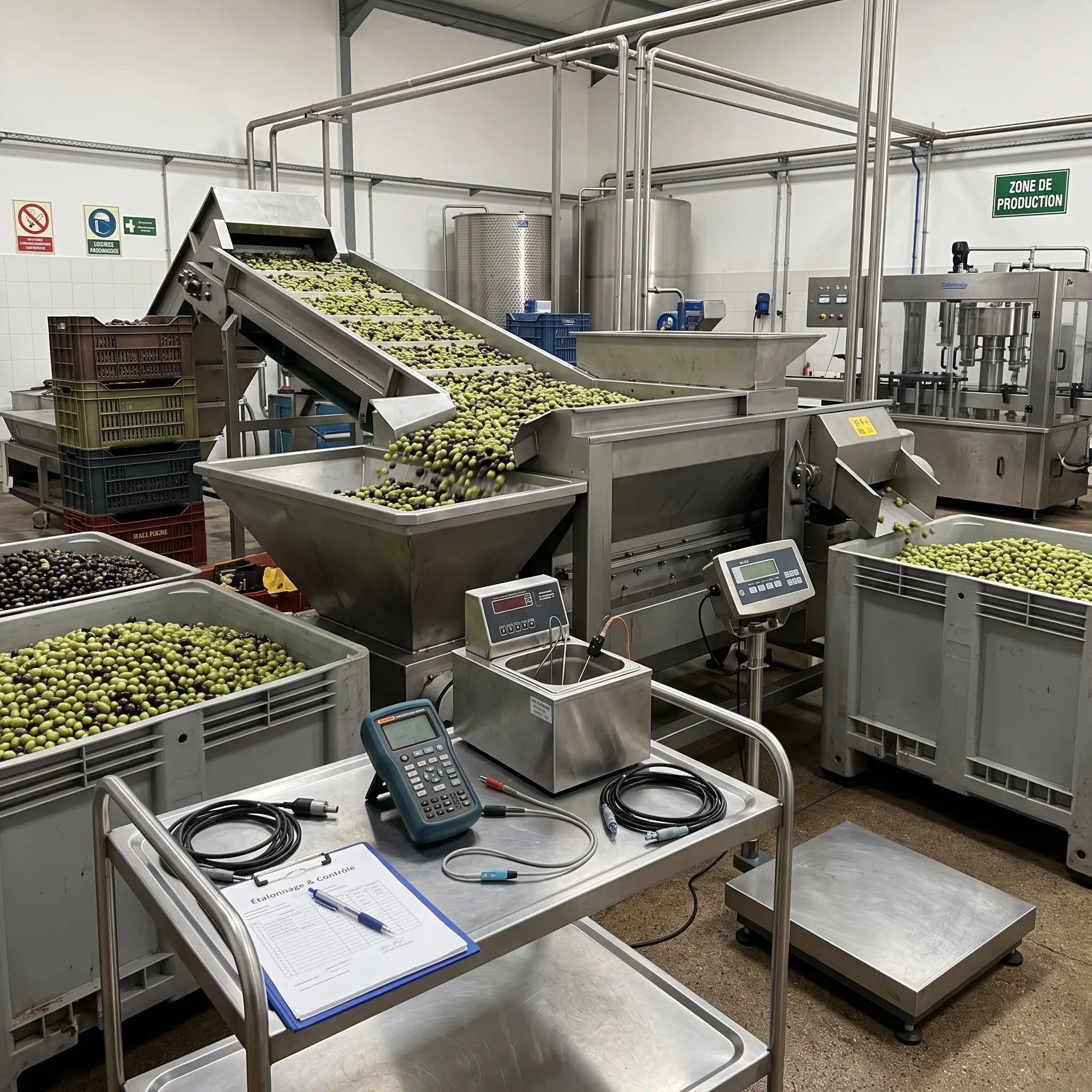 Métrologie et étalonnage pour l'industrie agroalimentaire