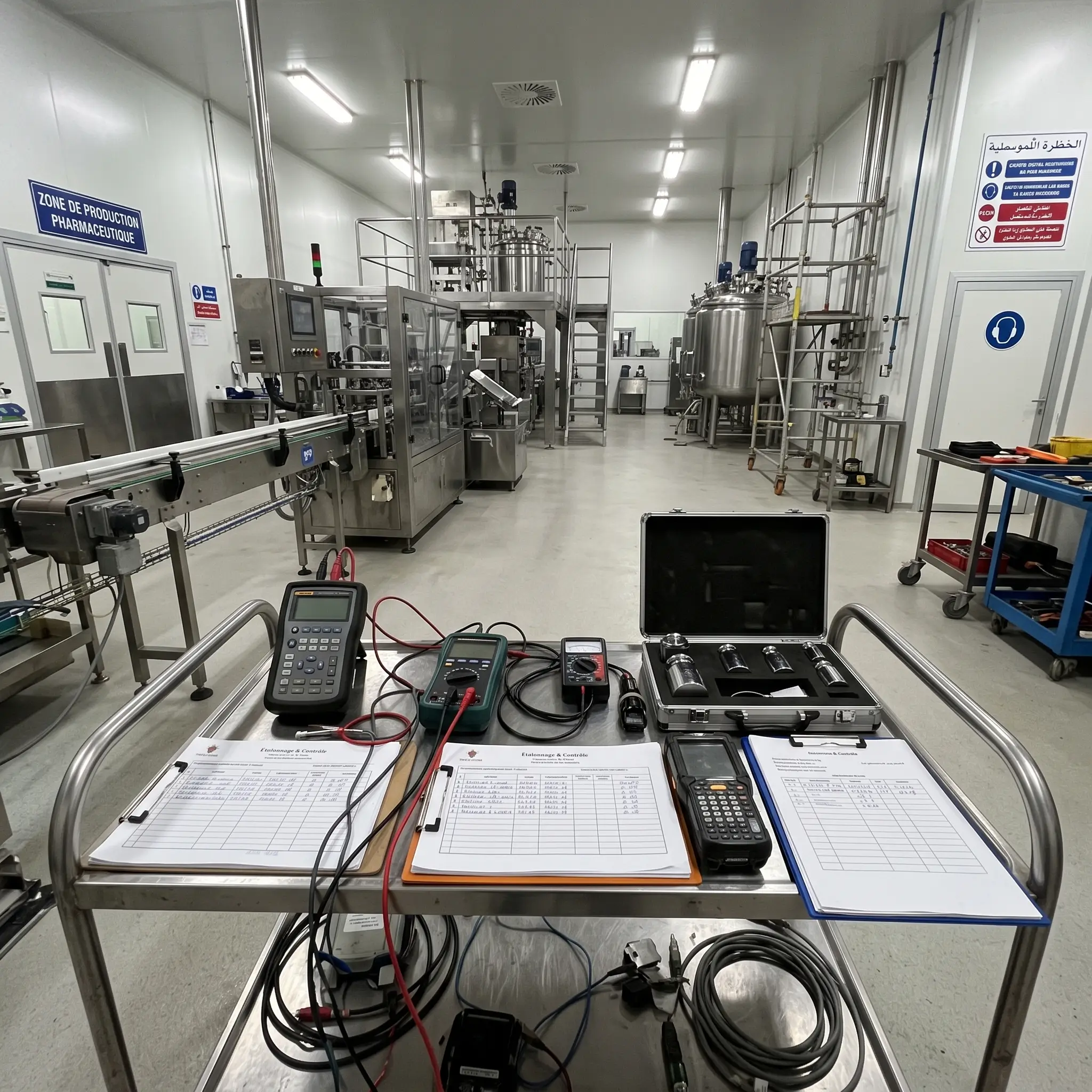 Métrologie et étalonnage pour l'industrie pharmaceutique
